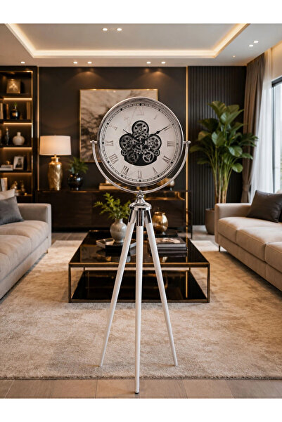 Home Tripod Ayaklı Dekoratif Saat