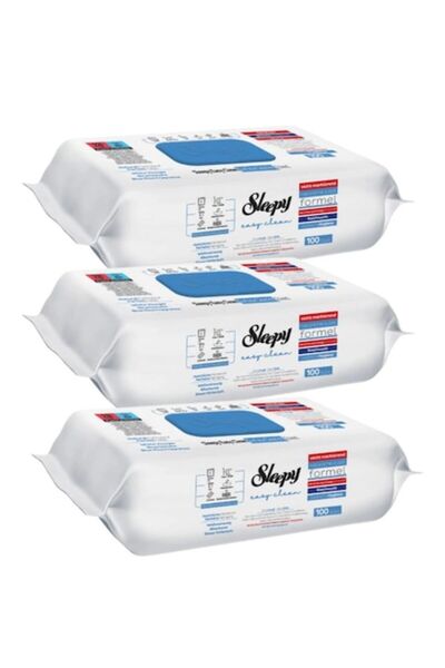 Sleepy Pachet promoțional: 3x șervețele umede pentru multiple suprafețe, cură...