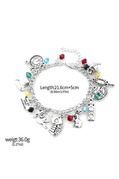 Choice6 B00021 Anime Alice in Wonderland Bracelet Earrings March Hare Rabbit ...