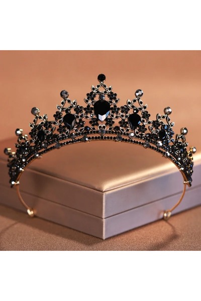 Choice black 2026 Headwear Large Crown Fashion Crown Birthday Party Headband ...