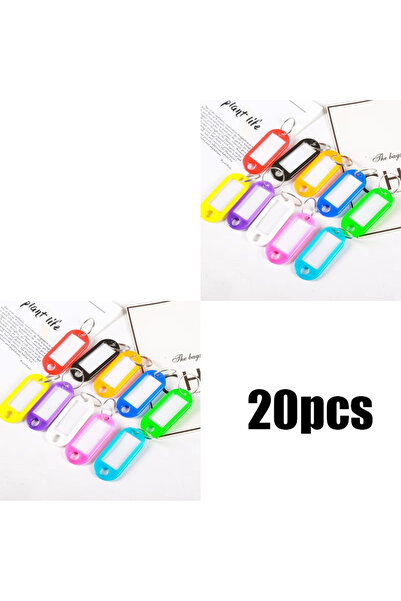 choice2 20pcs 10/30/60pcs Colorful Plastic Tags Hotel Number Classification C...