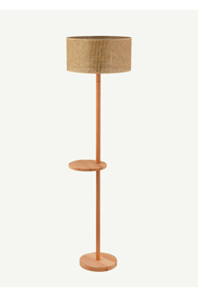 Bella Maison Spencer Sehpalı Lambader Kahverengi (40x150 cm)