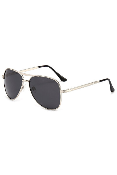 choice2 No Box Silver Grey Double Beam Aviation Polarized Sunglasses For Men ...