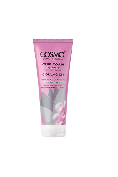 Cosmo Glow Natural Collagen Facial Foam Cleanser Anti-Aging, Hydrating, and S...