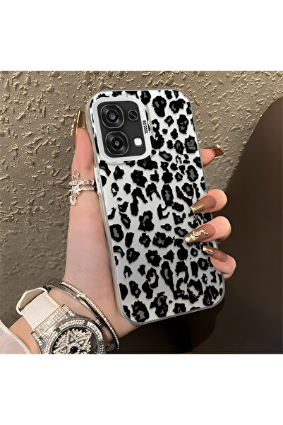 ARTISHELL Oppo A6 Pro 4G/5G Uyumlu Hafif lüks leopar desenli, şık ve dayanıkl...