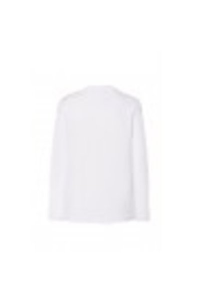 JHK Tricou cu mânecă lungă pentru copii, 100% bumbac, Sydney, alb