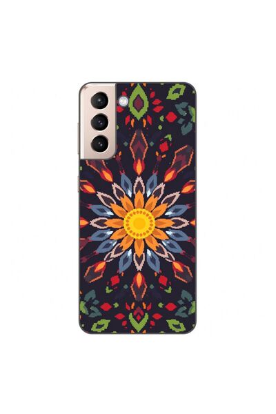 OEM Θήκη συμβατή με Samsung Galaxy S21 FE Σιλικόνης TPU με σχέδιο Pixel Art Η...