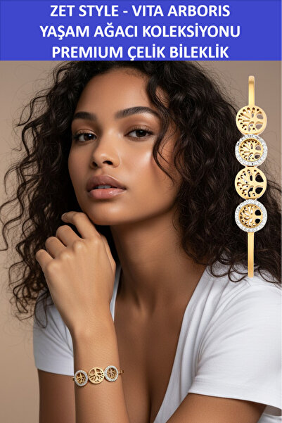 ZETCONCEPT Zet Style “Vita Arboris" – Tree of Life Collection Bohemian Stainl...