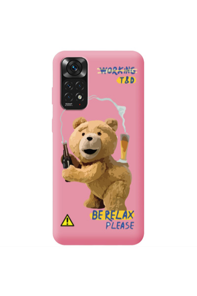 Other Xiaomi Redmi Note 11 4G Be Relax Pink Colored Silicone TPU Θήκη