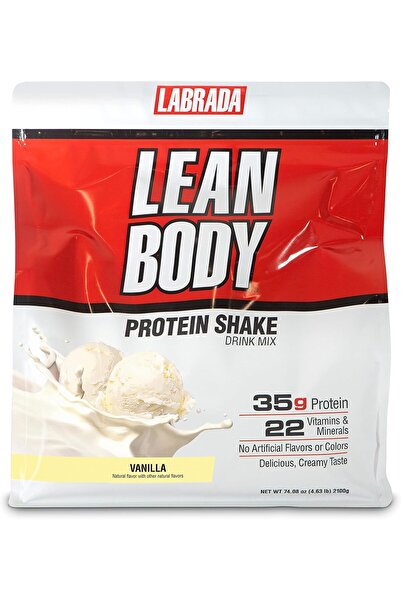 Labrada Nutrition Lean Body HI- Protein Meal Replacement Shake, Vanilla, 4.63...