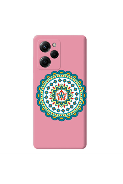 Other Xiaomi Poco X5 Pro Mandala D11 Pink Colored Silicone TPU Θήκη