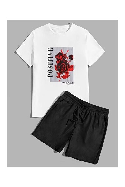 ZEMLİYA Sara Unisex Oversize Shorts Set Short Sleeve T-Shirt Comfortable Fit ...