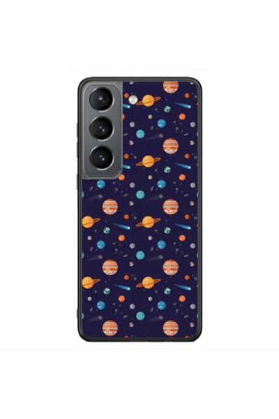 Other Samsung S21 Ultra Planets Black Glossy Θήκη