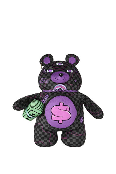 Sprayground ®   Purple Slime Takeover Bear Dlxsv Σακίδιο Πλάτης B8958 - Μαύρο