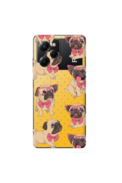Other Xiaomi Poco X5 Pro Dog Spectacled Transparent Silicone TPU Θήκη