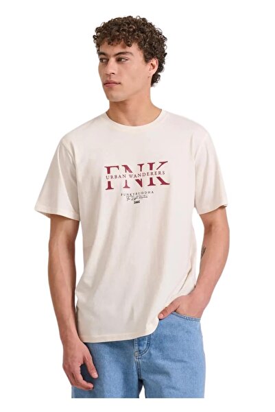 Funky Buddha T-Shirt FBM011-017-04 – Off White - xl