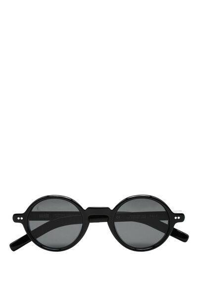Kaleos Falk Black Acetate Unisex Sunglasses