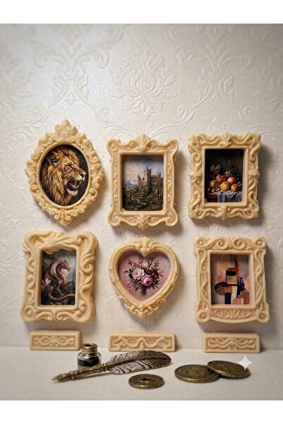 Regislunart Mini 3d fotoğraf çerçevesi, 5-6Cm Minyatür Fotoğraf Çerçevesi Anı...