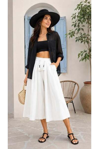 shE tekstil Comfortable Fit Shalwar Skirt