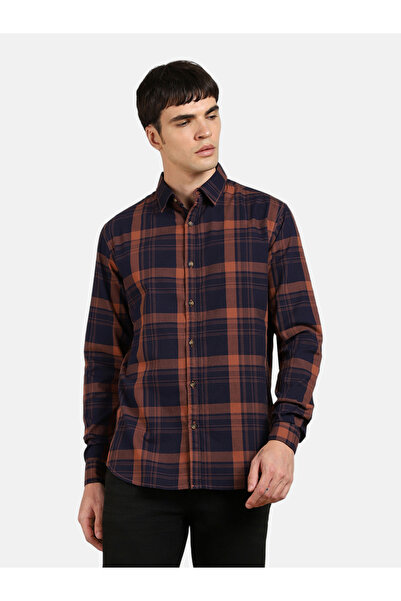 Dennis Lingo By Styli Checked Print Regular Fit Casual Shirt