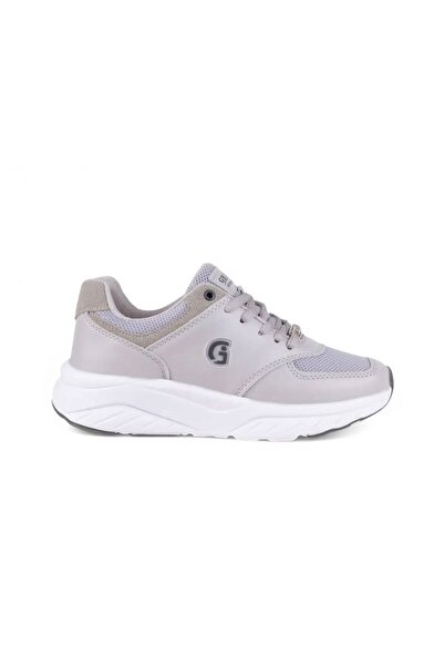 Zimbaa Gray Smoked Orthopedic Comfortable Women's Sports Shoes Casual Sneaker