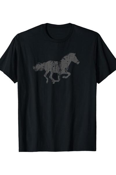 LİNA06 Vintage Print T-Shirt Cotton 180gsm - Short Sleeve Round Neck Tee with...