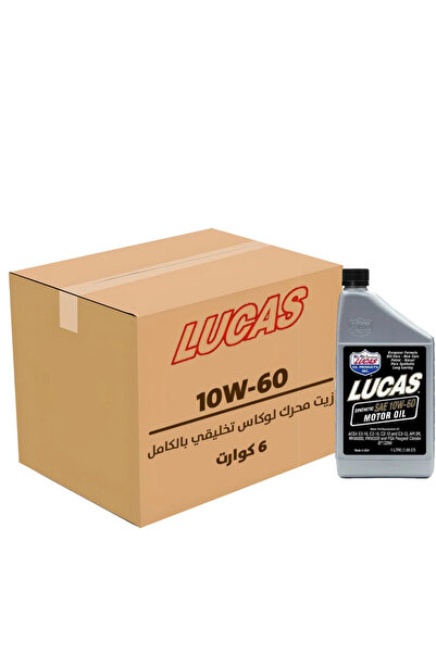 LUCAS Lucas 10W60 Oil Carton 1 Liter (6 Pieces) - (Pack of 6) 10W60 Motor Oil...