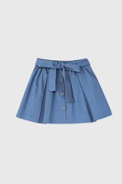 Panço Baby Girl Indigo Skirt