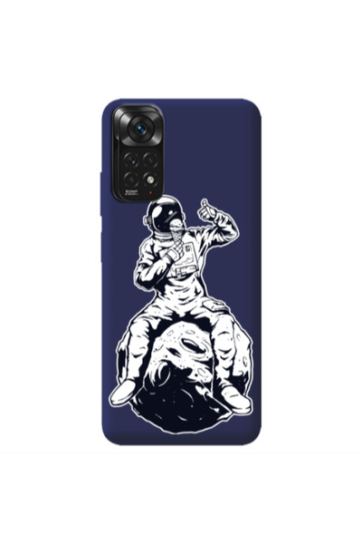 Other Xiaomi Redmi Note 11 4G ice cream in space Dark blue Colored Silicone T...