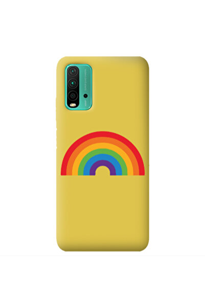 Other Xiaomi Poco M3 Rainbow Mini Yellow Colored Silicone TPU Θήκη