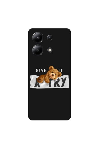 Other Xiaomi Redmi Note 13 4G Give me Black Colored Silicone TPU Θήκη