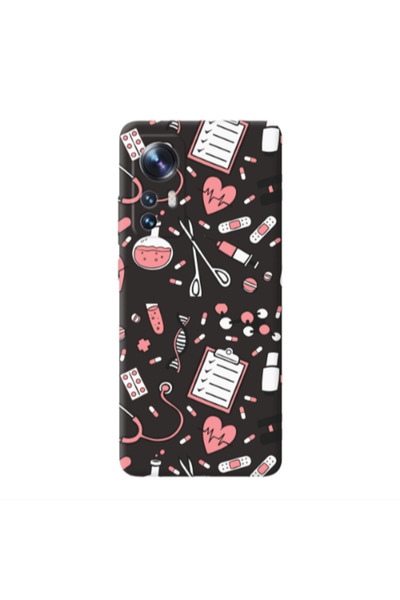 Other Xiaomi Mi 12 Pro Laboratory Black Colored Silicone TPU Θήκη