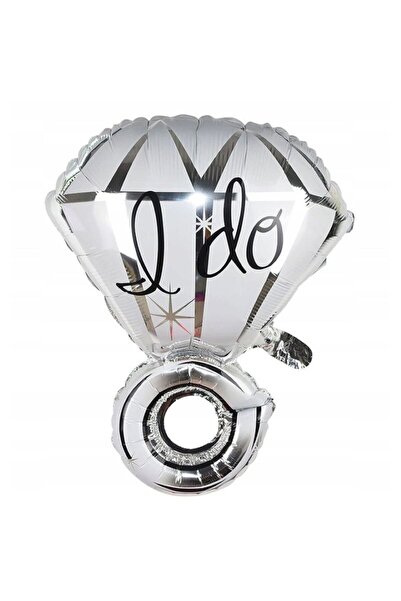 genaja Balon din Folie Metalizată, Figurină Inel de Logodnă, Model Diamant, T...