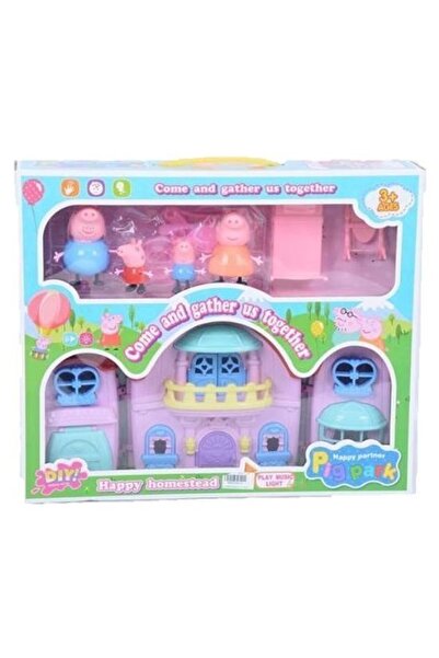 Blue Toys Χαρούμενο Οικογενειακό Κουκλόσπιτο Γουρουνάκι με Φως και Ήχο (MKK35...