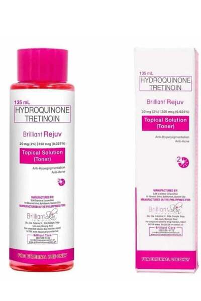 Brilliant Skin Hydroquinone Tretinoin Toner 135 ml
