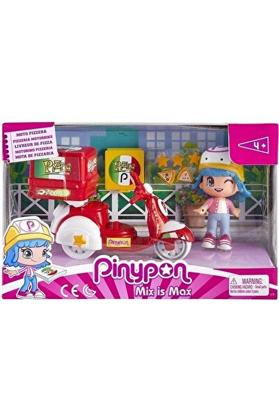 GIOCHI PREZIOSI Pinypon Όχημα με Φιγούρα Παράδοσης Πίτσας (700014911)
