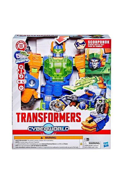 Hasbro Τρανσφόρμερς Κυβερνοκόσμος Σκόρπονοκ Μάχη Επίθεσης (G1659)