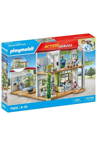 Playmobil Playmobile Ήρωες Δράσης Ιατρικό Κέντρο (71615)