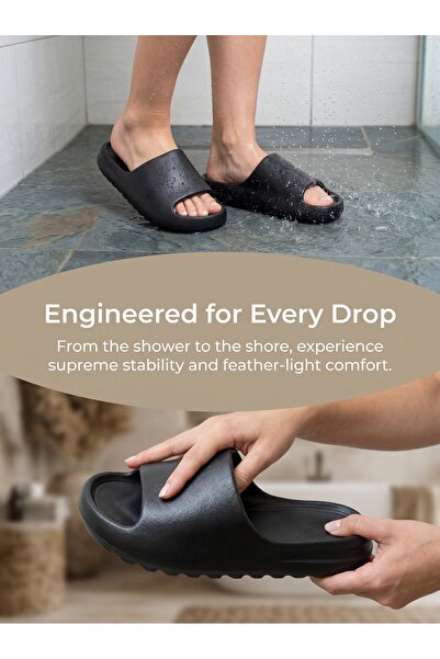 Dhiaa Walk Minimalist Non-Slip EVA Platform Sandals - Ergonomic Pillow Slides...
