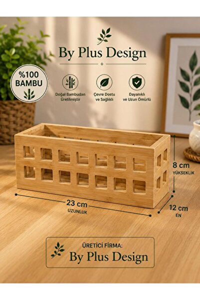 BY Plus Design bambu banyo mutfak düzenleyici şık tasarım