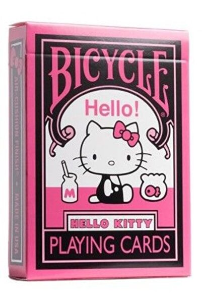 OEM Ποδήλατο Hello Kitty Μαύρο και Ροζ Τραπουλόχαρτα (10051521)