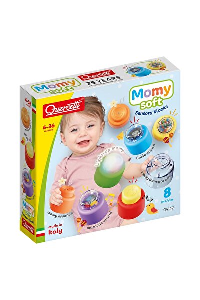 quercetti Momy Μαλακά Αισθητηριακά Μπλοκ 8 τεμάχια (04147)
