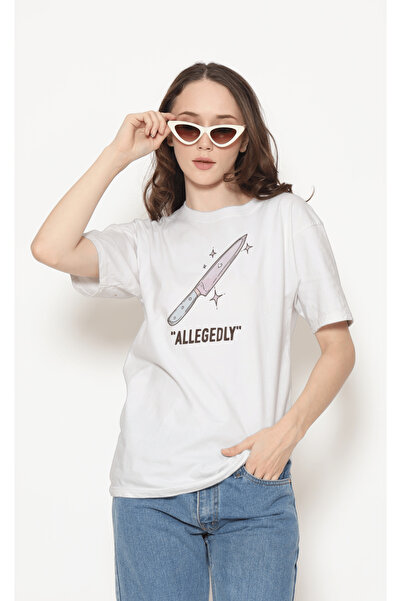 buzagi tasarım ürünleri Do Whatever Unisex White Regular T-Shirt