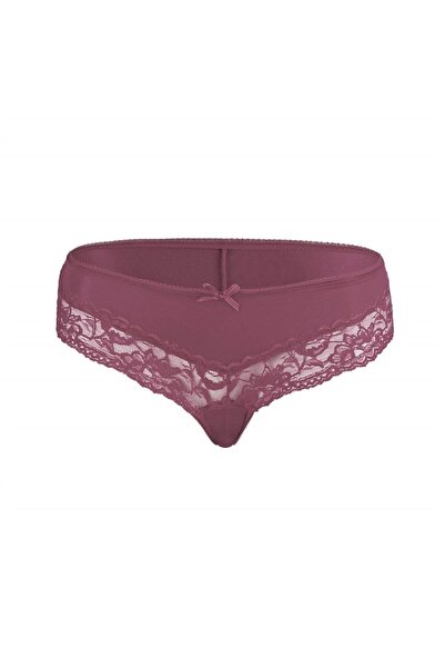 Doreanse Women's 3-Piece Mixed Color Micro Lace Detailed Hipster Panties 7158