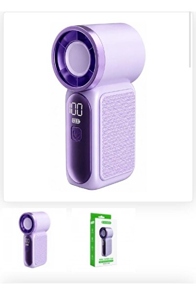 DIGERUI Şarjlı El Fanı YK Design X688 Dijital Göstergeli Taşınabilir Mini Van...