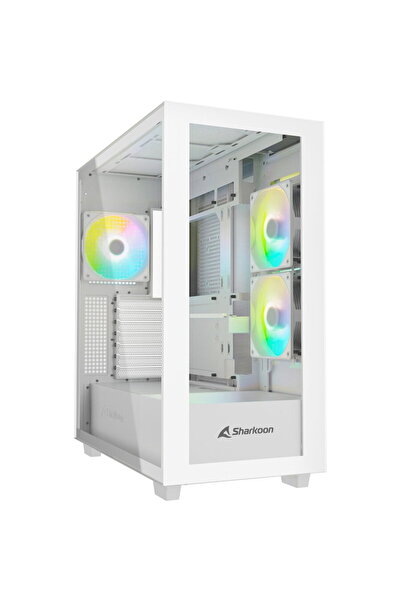 SHARKOON Rebel C60 Alb RGB ATX