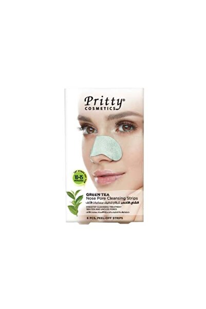 Pretty Pretty Green Tea Nasal Pore Cleansing Strips 6 Strips