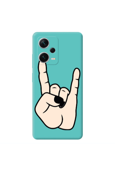 Other Xiaomi Poco X5 Rock Turquoise Colored Silicone TPU Θήκη