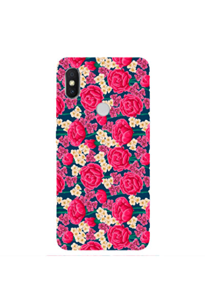 Other Xiaomi Redmi S2 Red and pink Flowers Transparent Silicone TPU Θήκη