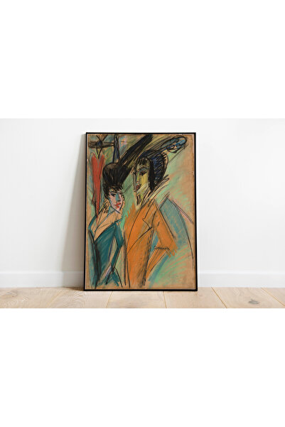 Pegziz Ernst Ludwig Kirchner Slika "Dve ulične žene" | Ekspresionistička figu...
